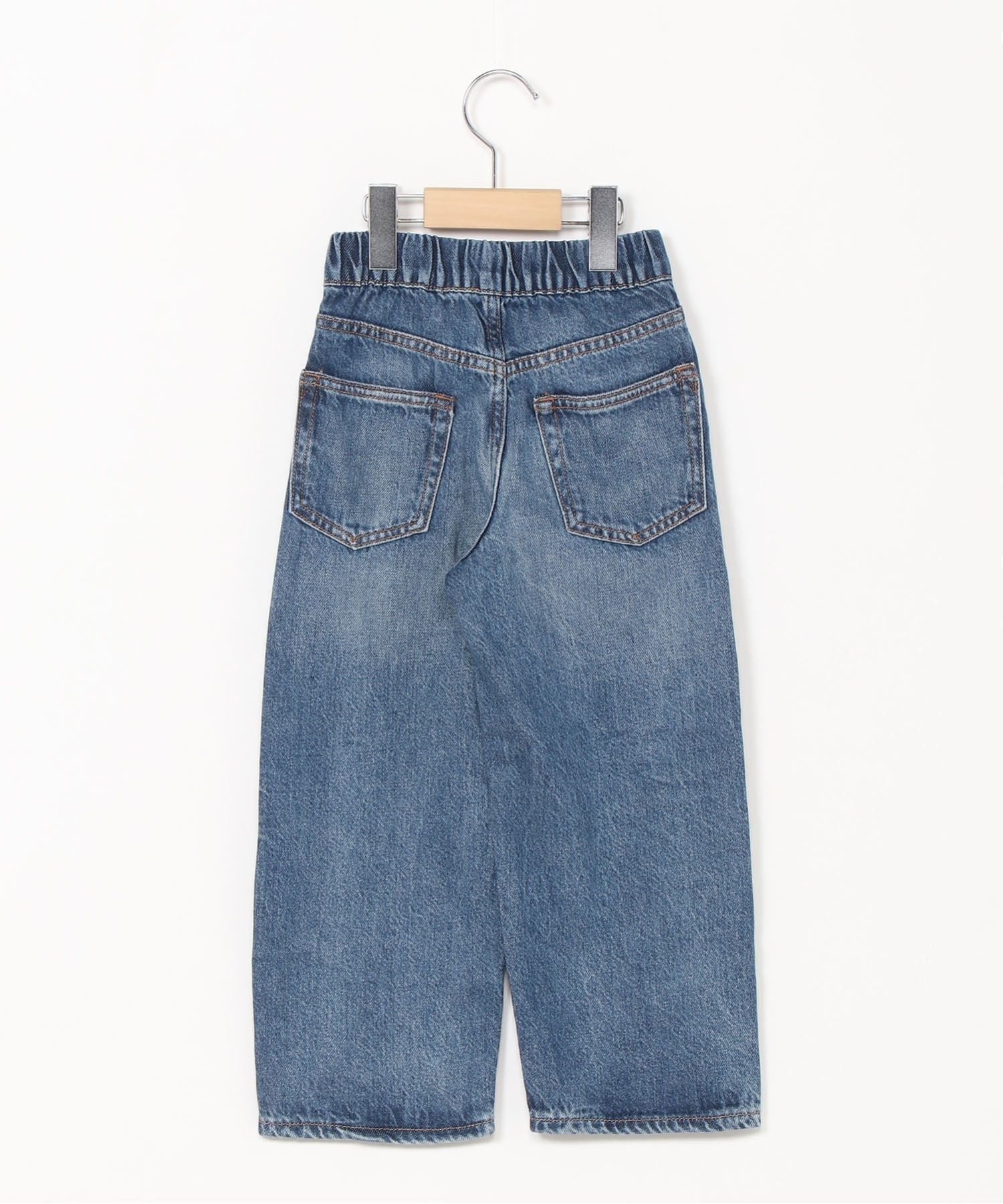 (K) Ультрамягкие джинсы свободного кроя на резинке (детские) GAP, MEDIUM WASH — фото 4