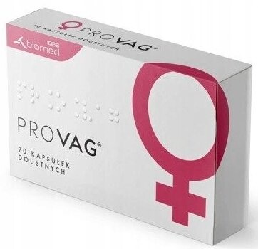 

ProVag, пробиотик для женщин, 20 капсул. Biomed