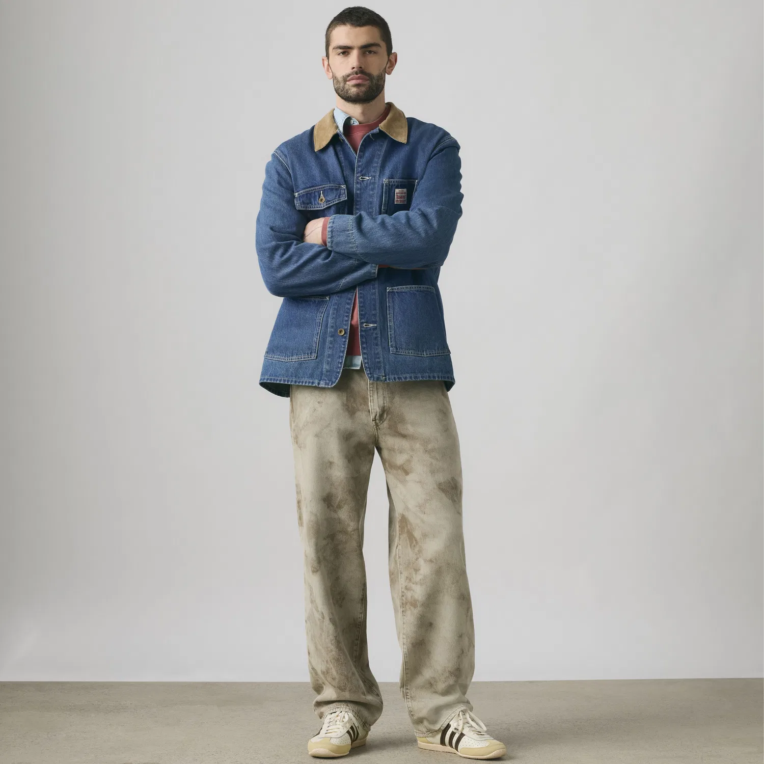 Мужские джинсы свободного кроя 578 Levi's, Green — фото 2