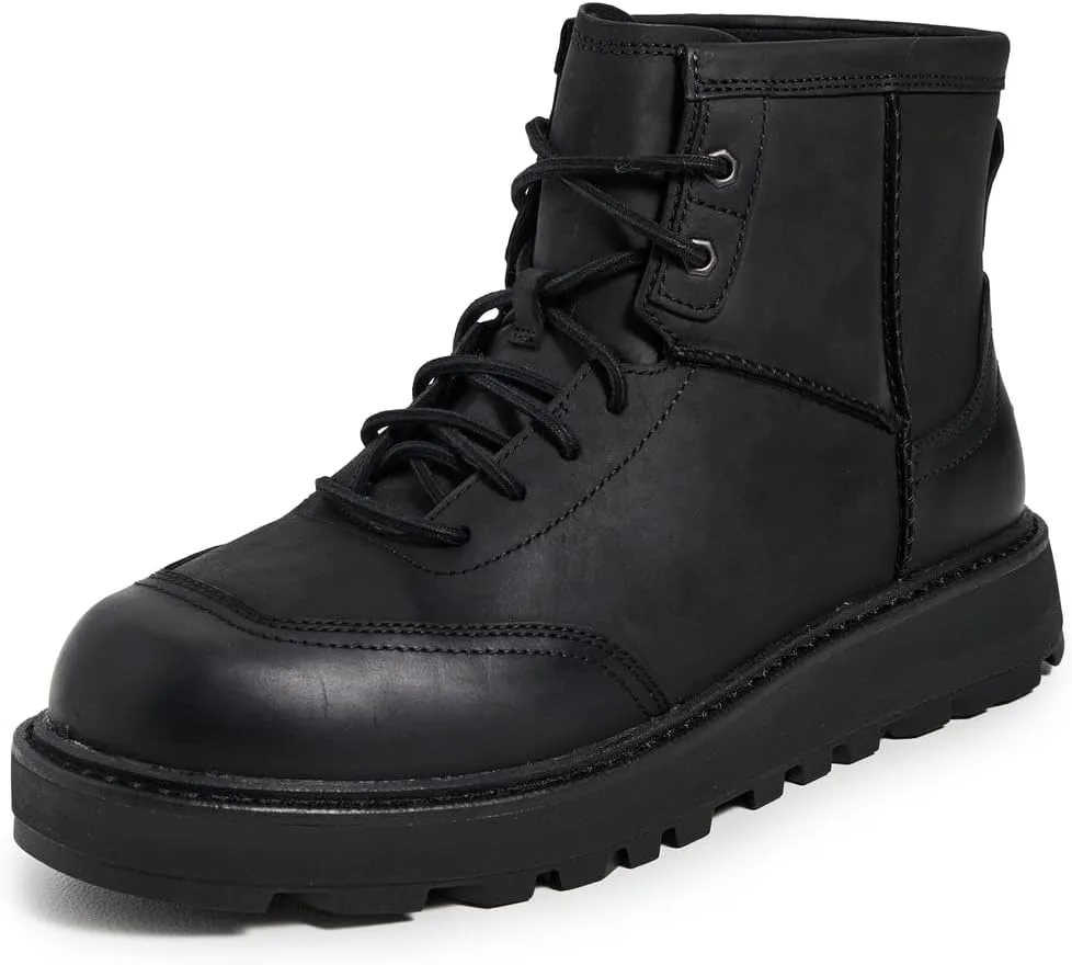 Мужские ботинки UGG Idyllwild с шнуровкой, черный