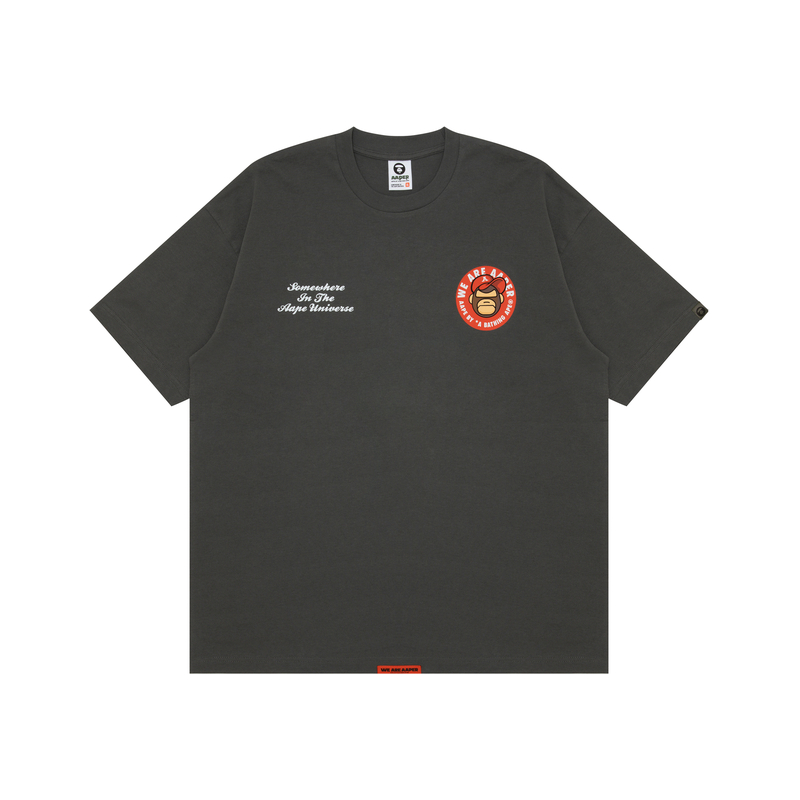 

Хлопковая футболка с логотипом Aape, White WHX