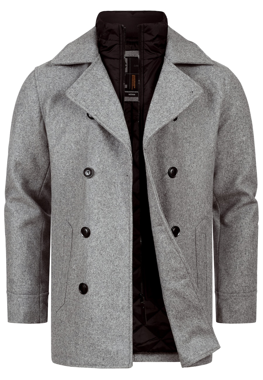 

Пальто межсезонное INDICODE JEANS Lunil, светло-серый