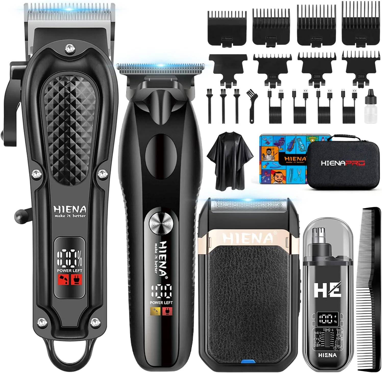 Профессиональный набор для стрижки волос HIENA PRO (212 Set) Hiena Pro, 212 Set
