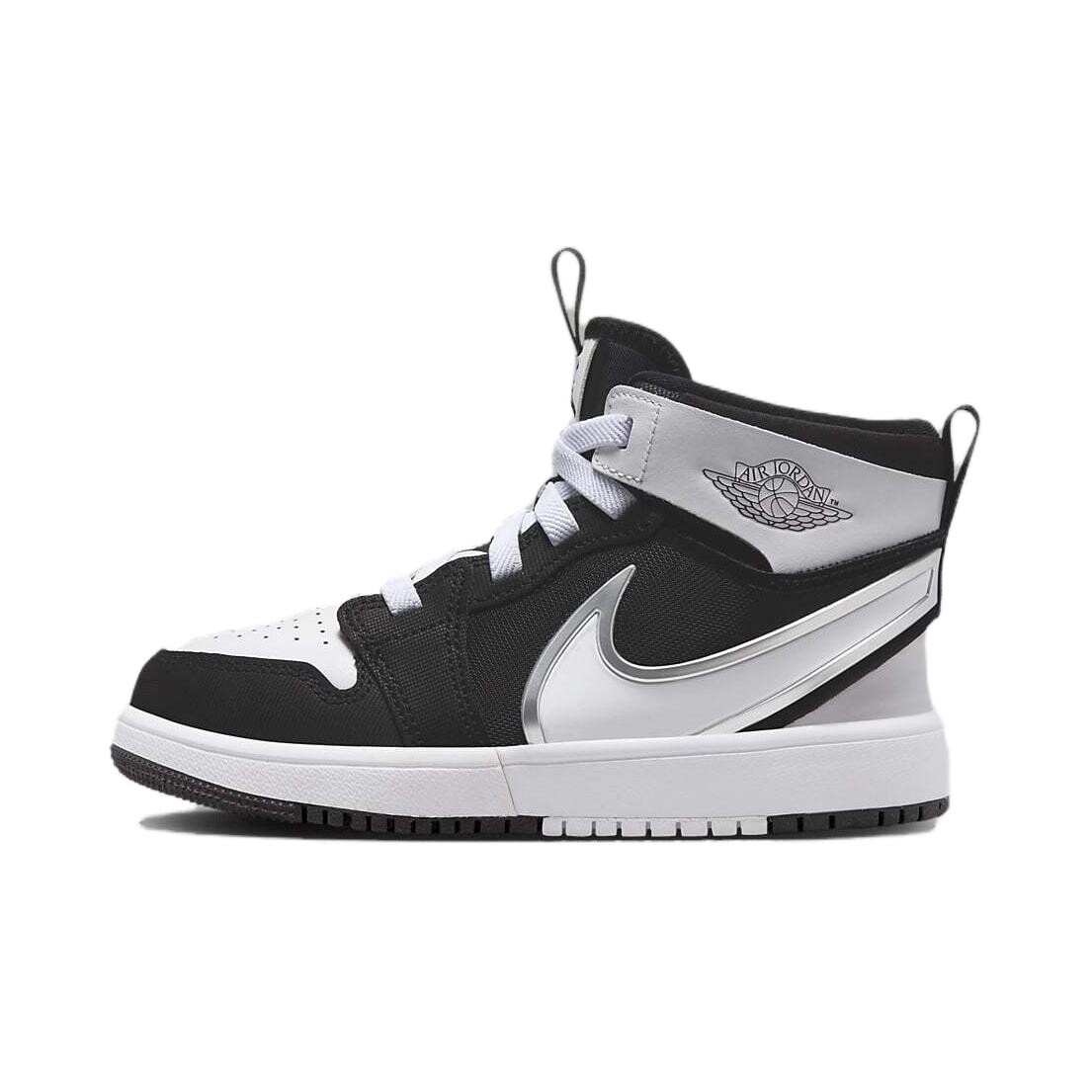 Баскетбольные кроссовки Air 1 Kids PS Mid-top Black/white Jordan, черный/белый