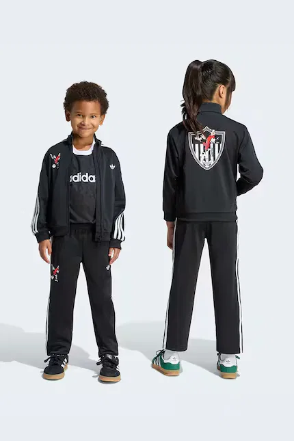 Костюм детский с принтом Disney Adidas Originals, черный