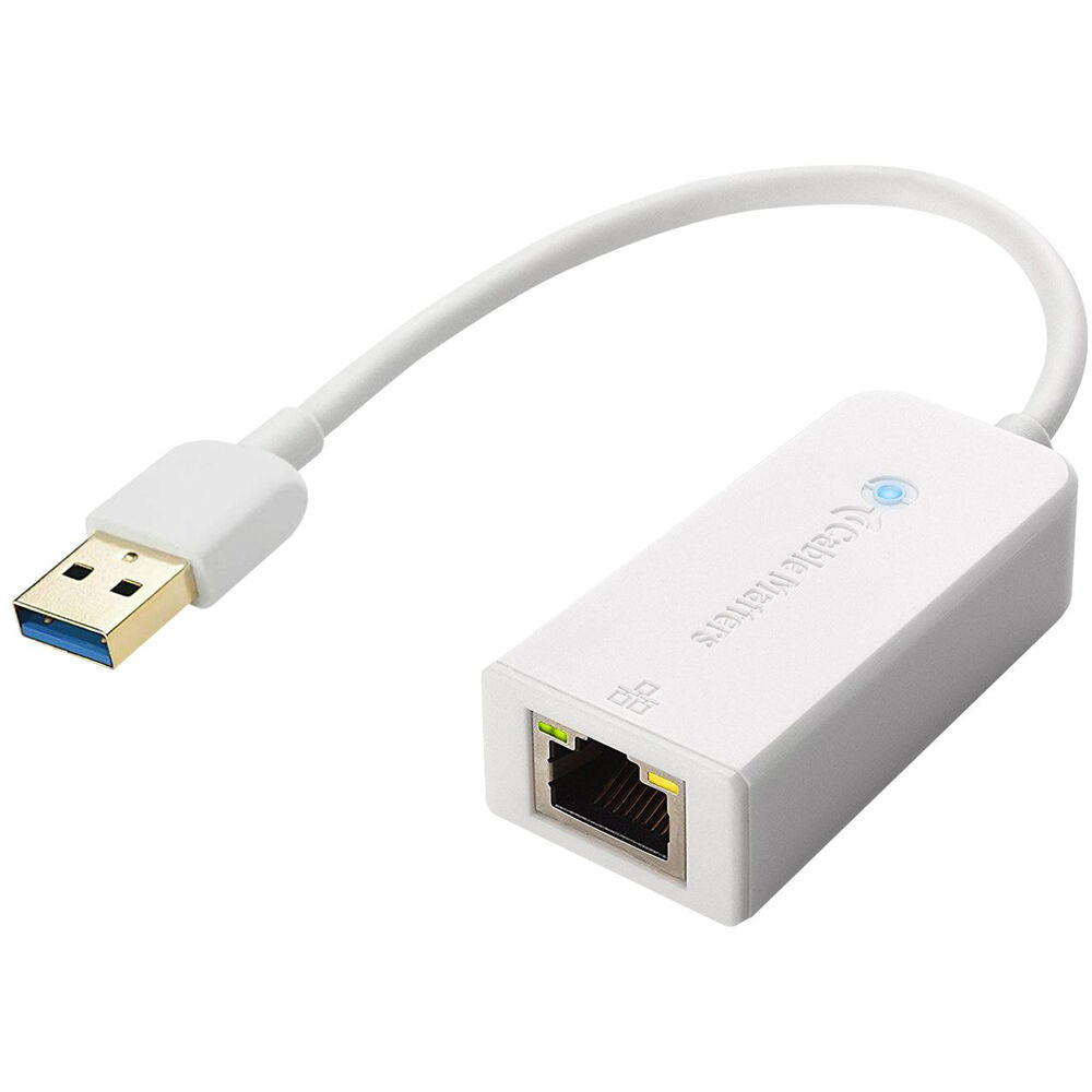 

Crestron USB-to-Ethernet Adapter (White) ADPT-USB3.0-GBENET