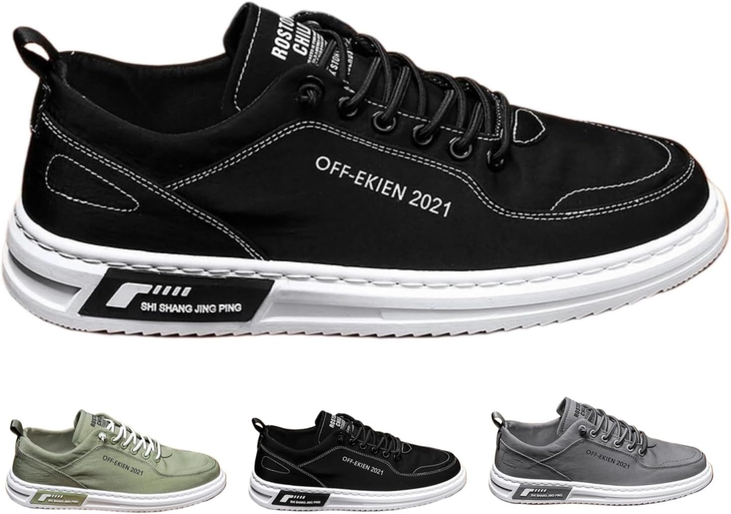 

Мужские и женские дышащие кроссовки из холщовой ткани, повседневные модные низкие кеды с мягкой подошвой для тренировок и спорта Macefil, черный