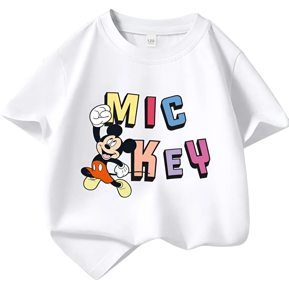Футболка детская с Микки Маусом Disney фиолетовая — фото 4