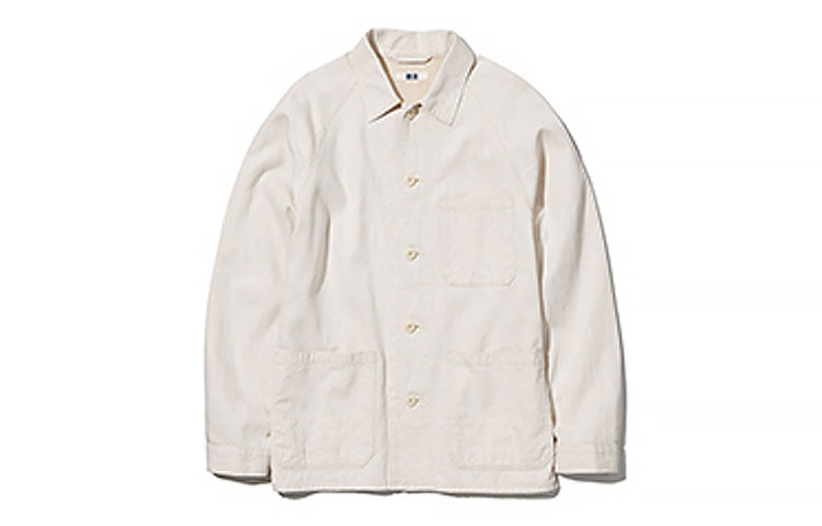 UNIQLO Куртка мужская слоновая кость, Ivory — фото 3