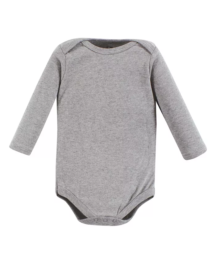 Боди для мальчиков из хлопка с длинным рукавом, Wild Buffalo, комплект из 7 штук Hudson Baby, мультиколор — фото 4