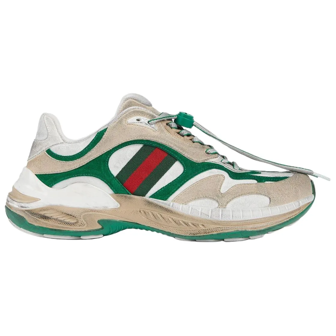 GUCCI 2.0 Low top Chunky Sneakers мужские Green — фото 4