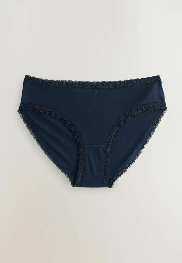 Трусы 7 шт Next, black floral berry, черный с цветочно-ягодным принтом — фото 2