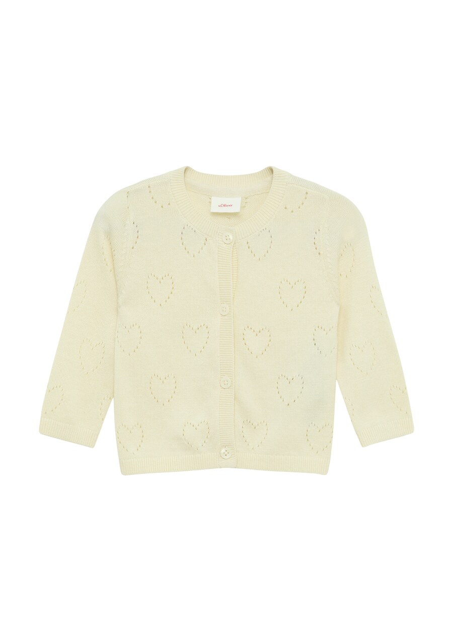 

Вязаный кардиган s.Oliver, цвет Light yellow