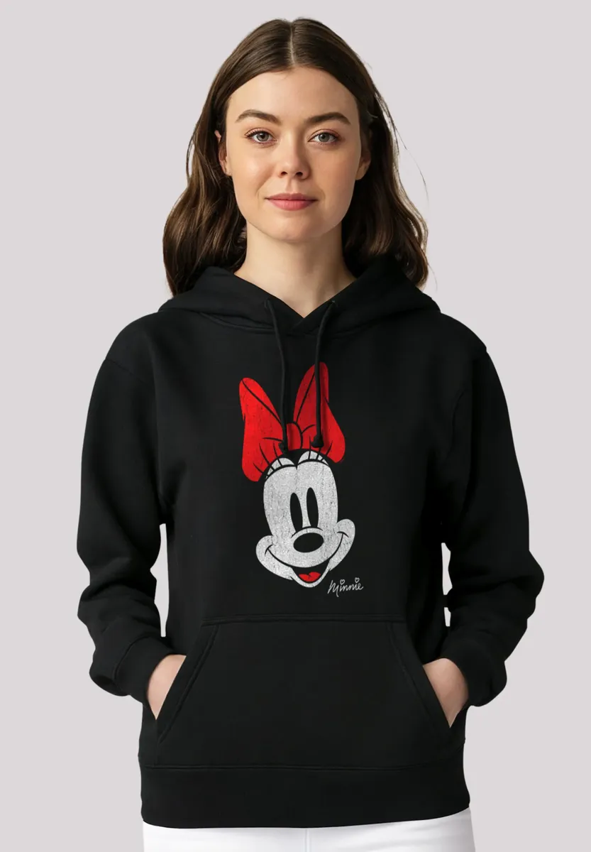 

Толстовка F4NT4STIC "Disney Mickey Mouse Minnie Face Vintage Look", премиум качество, черный