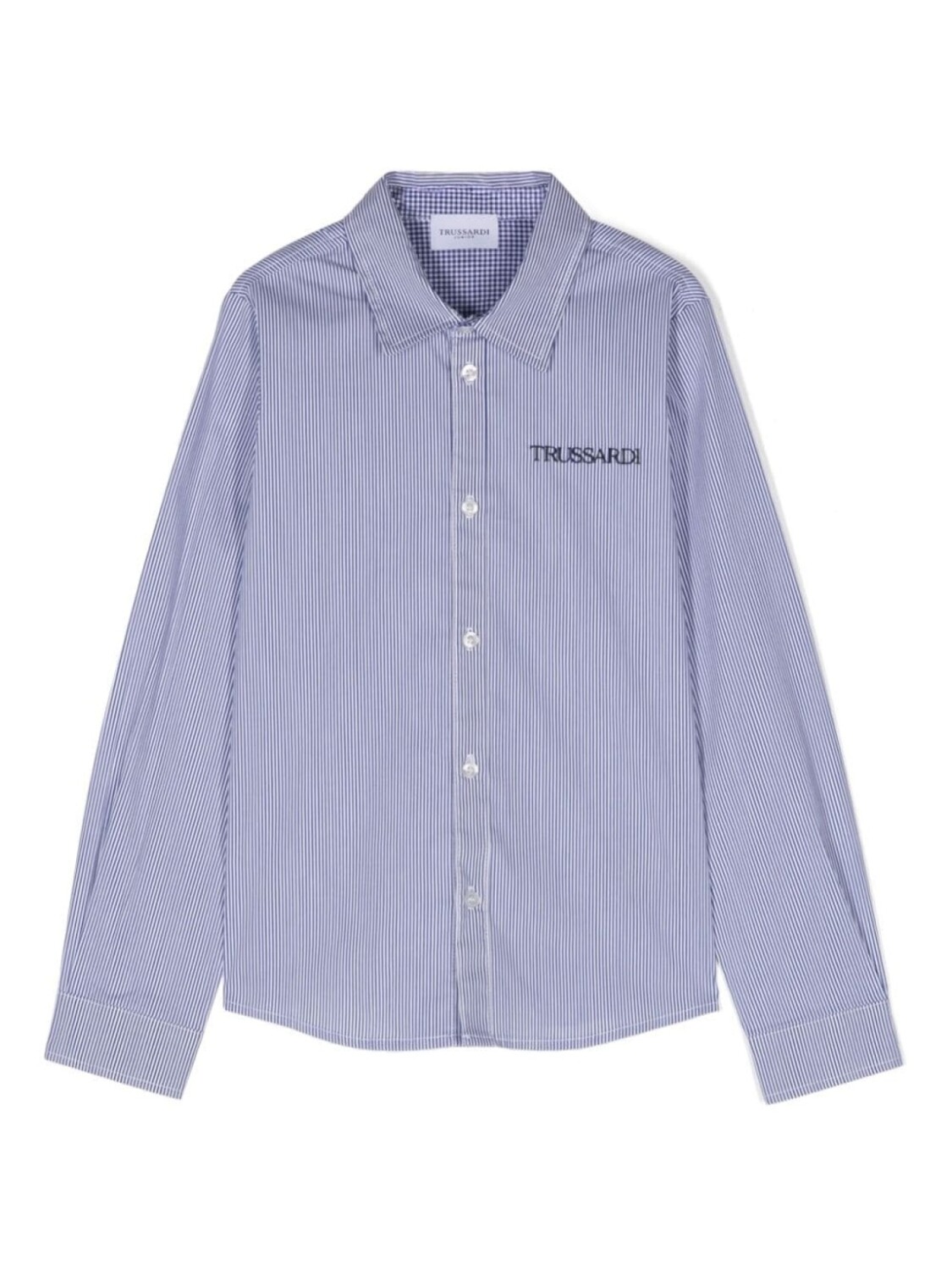 

TRUSSARDI JUNIOR рубашка в полоску, синий