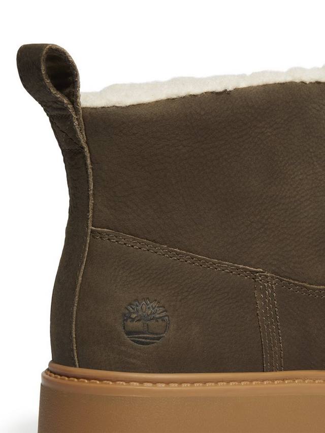 Кожаные ботинки Stone Mid до щиколотки Timberland, Dark Brown — фото 2