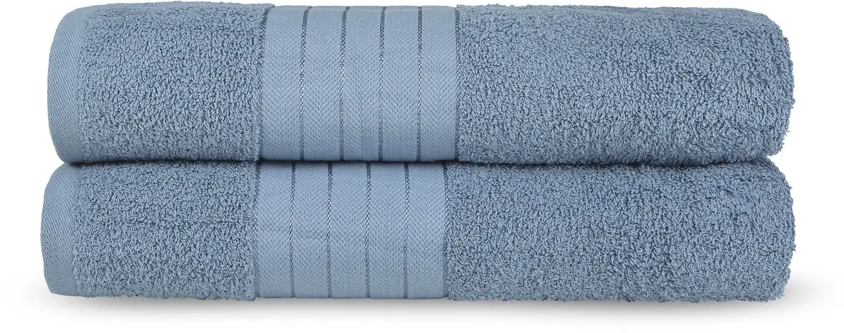 

Банное полотенце доброе утро "Uni Towels", (2 шт.), с тканым краем Good morning 70х140 см (2 шт.), цвет eisblau