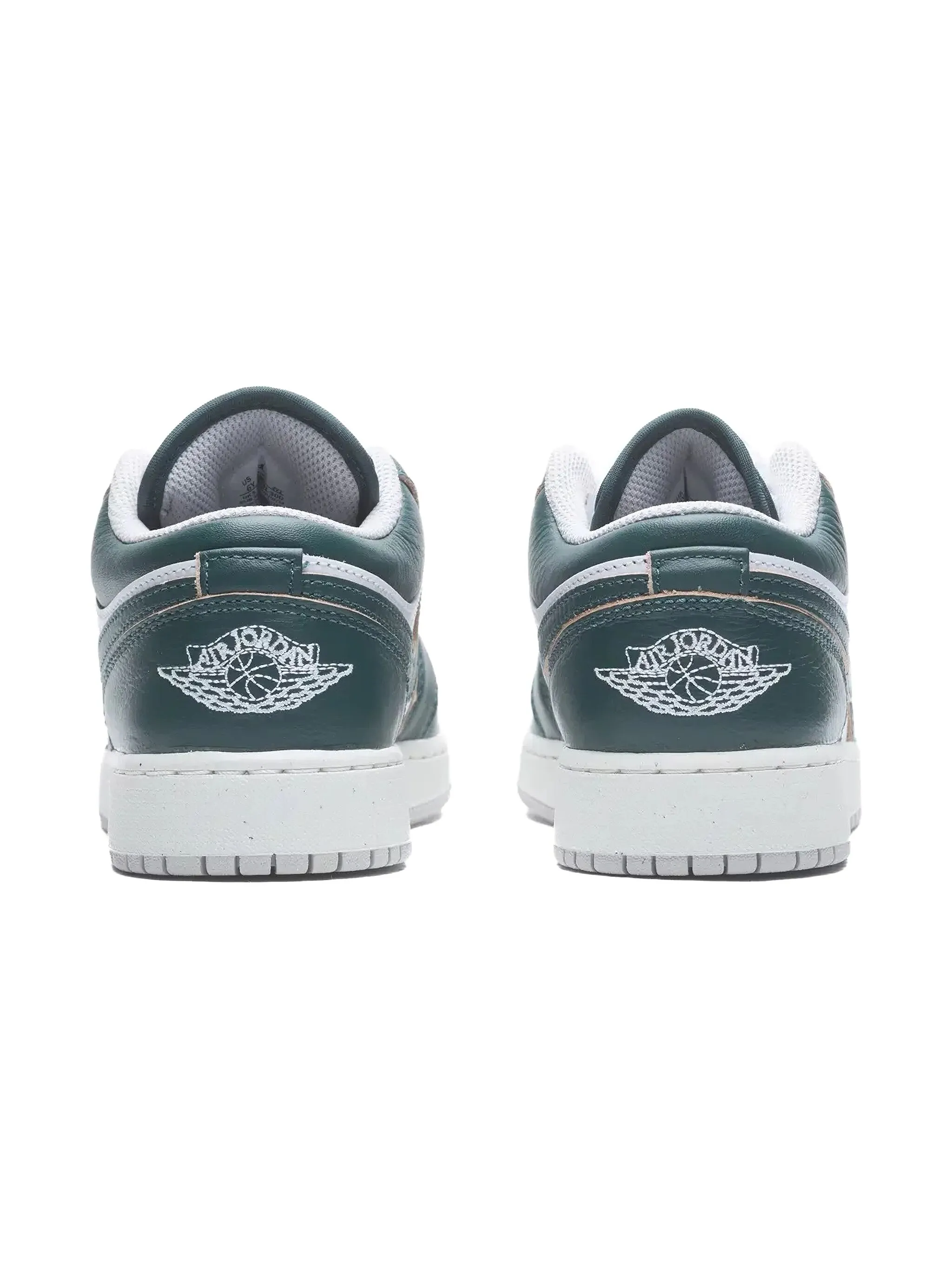 Кроссовки Jordan 1 Low SE Oxidized Green/White/Sail Jordan Kids, зеленый — фото 3