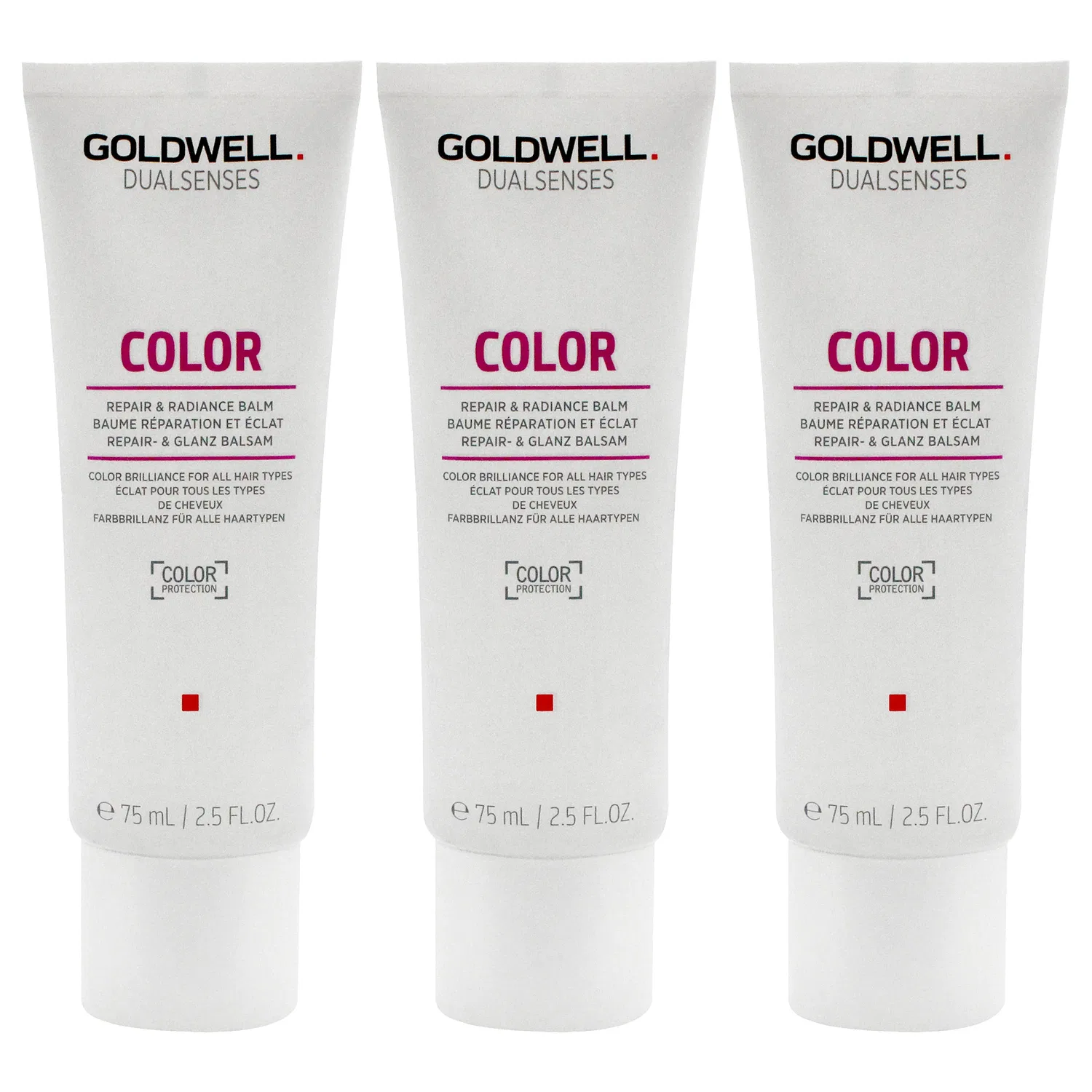 Бальзам для восстановления и придания сияния цвету волос Dualsenses от Goldwell, подходит как для мужчин, так и для женщин - 70 мл - упаковка из 3 штук
