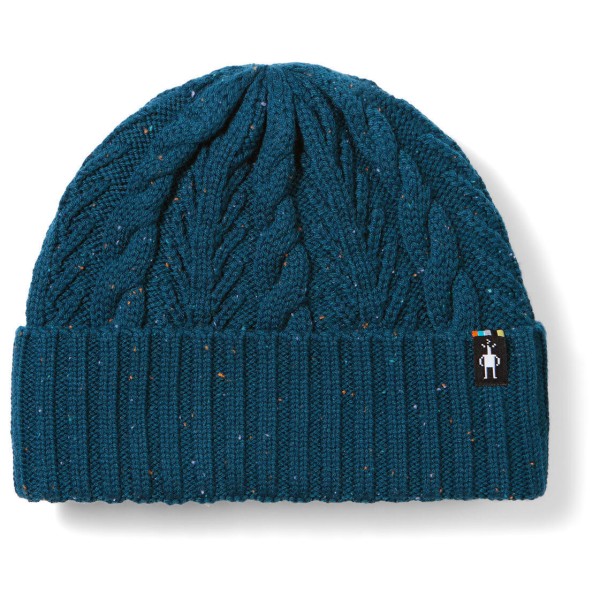 

Шапочка косой вязки Smartwool, голубой