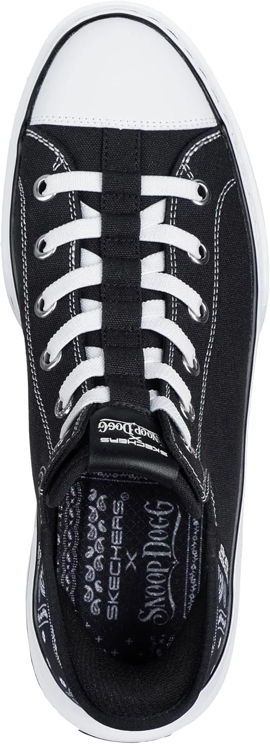Кроссовки Skechers Snoop Dogg: Snoop One-Og Men's Canvas Hands Free Sneaker, Black — фото 3