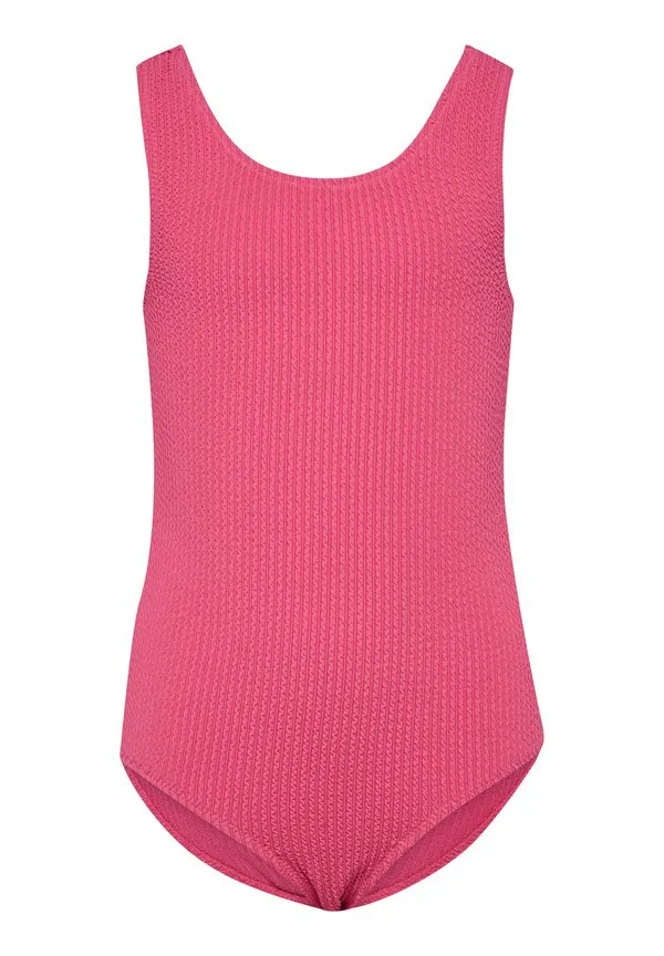 Купальник с эффектом мятой ткани Hummel, Pink Flambã