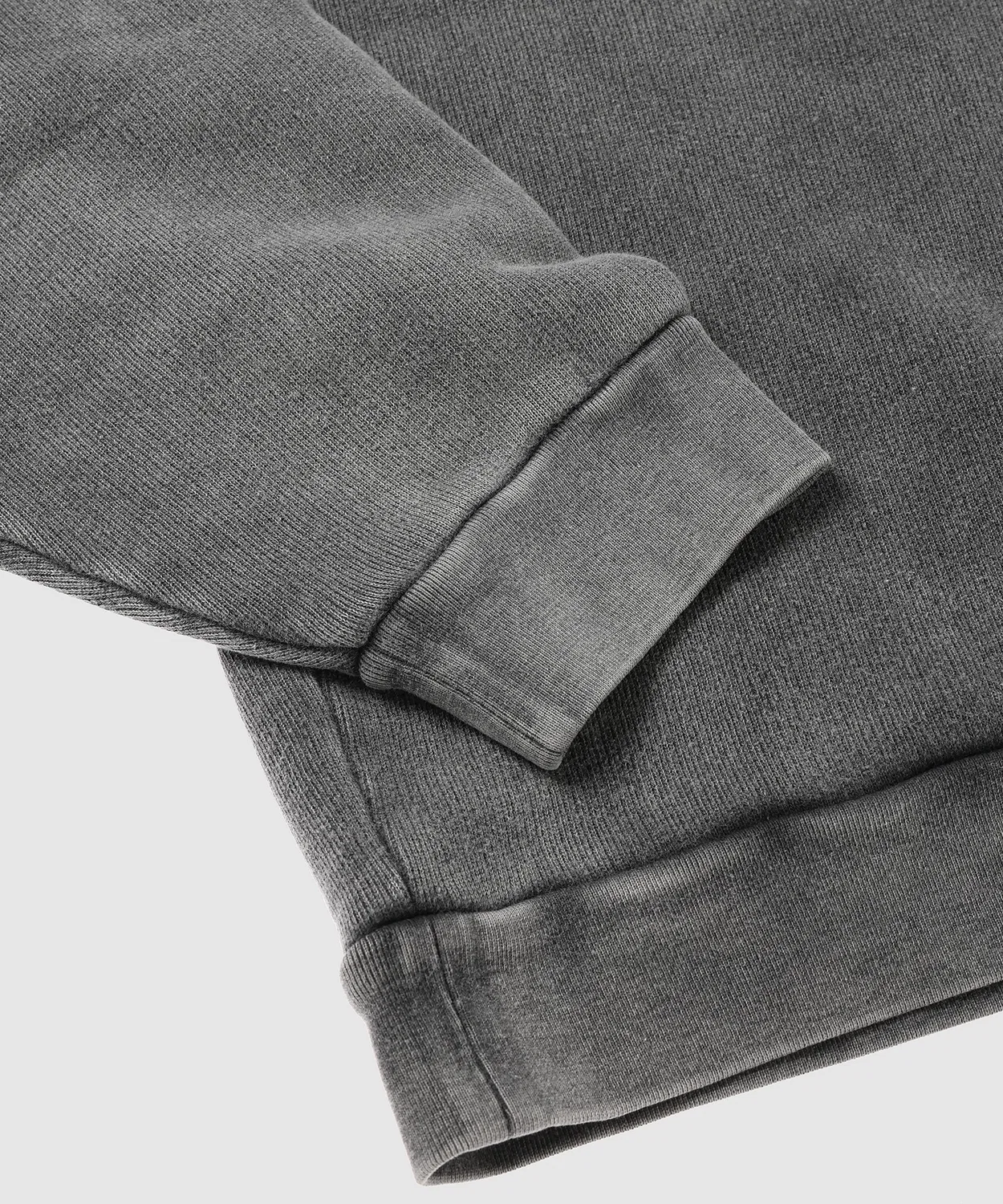Худи Acne Studios из окрашенного хлопка, чёрный — фото 4