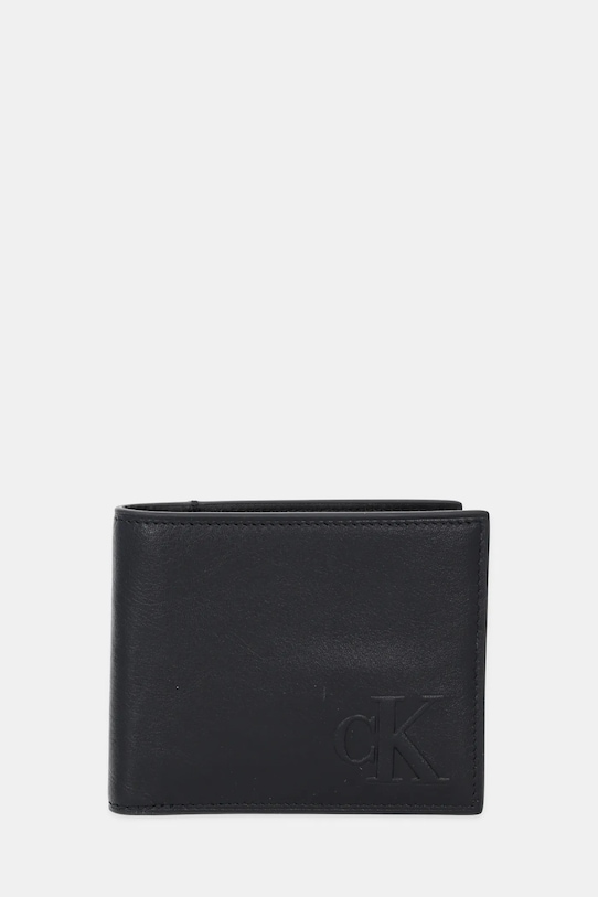 

Кожаный кошелек Calvin Klein, черный
