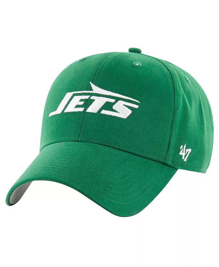 

Зеленая регулируемая бейсболка New York Jets MVP для подростков '47 Brand