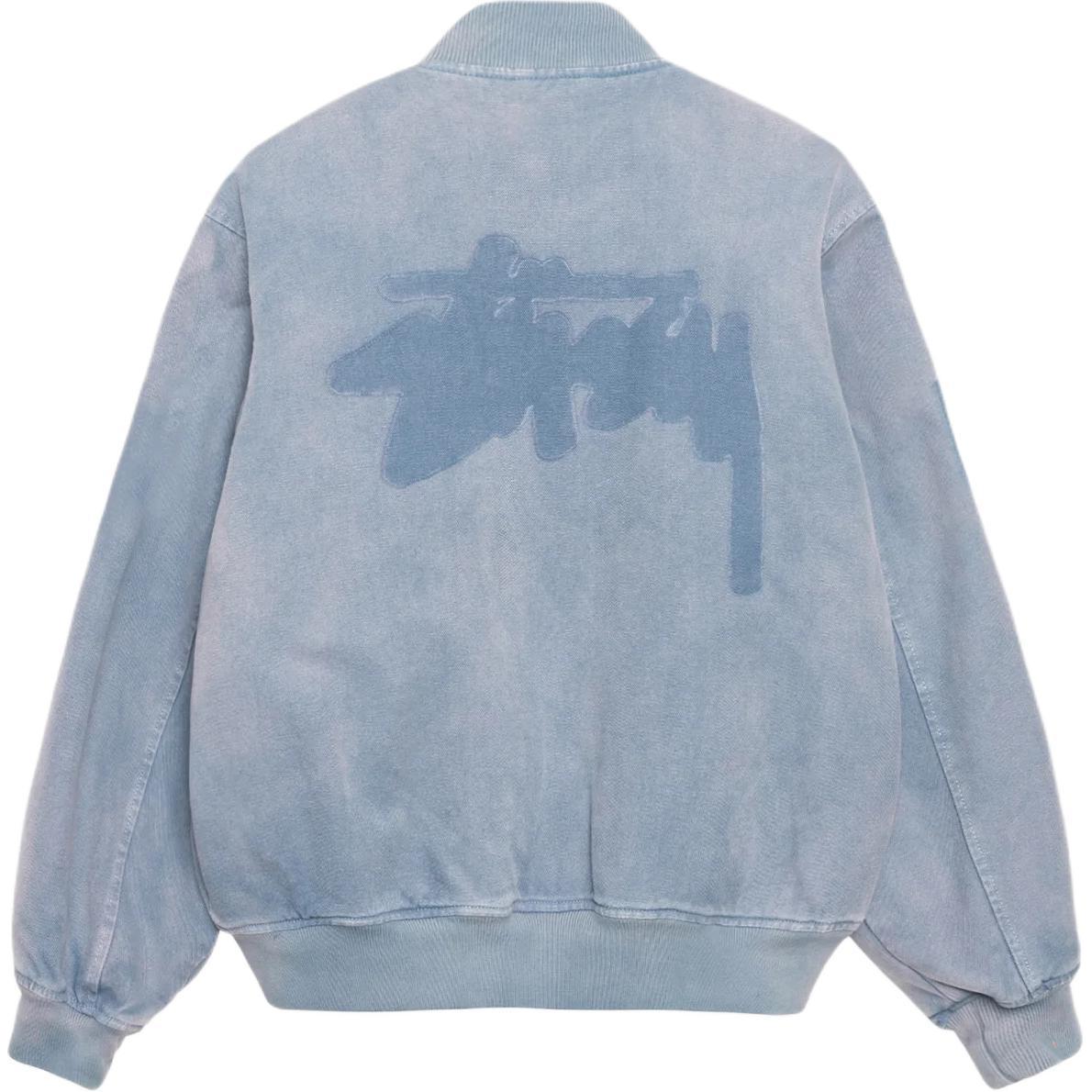 Куртка Stussy Ghost Logo Canvas, синий — фото 2