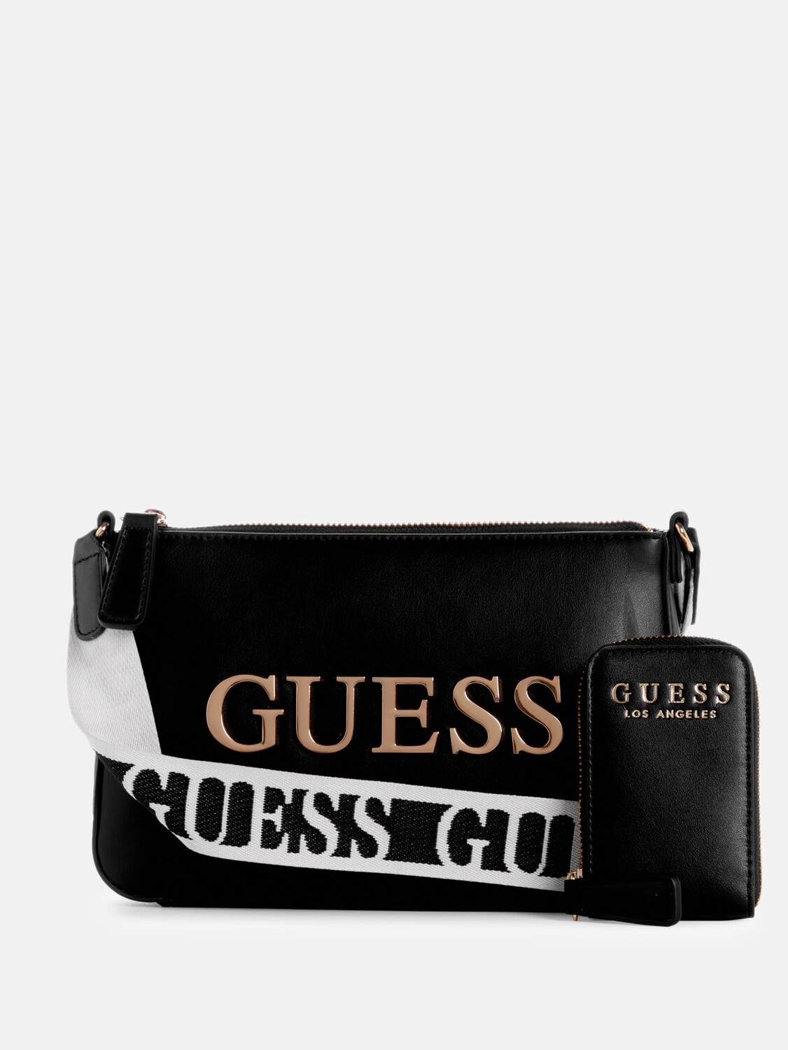 

через плечо Caracara на молнии Guess Factory, черный
