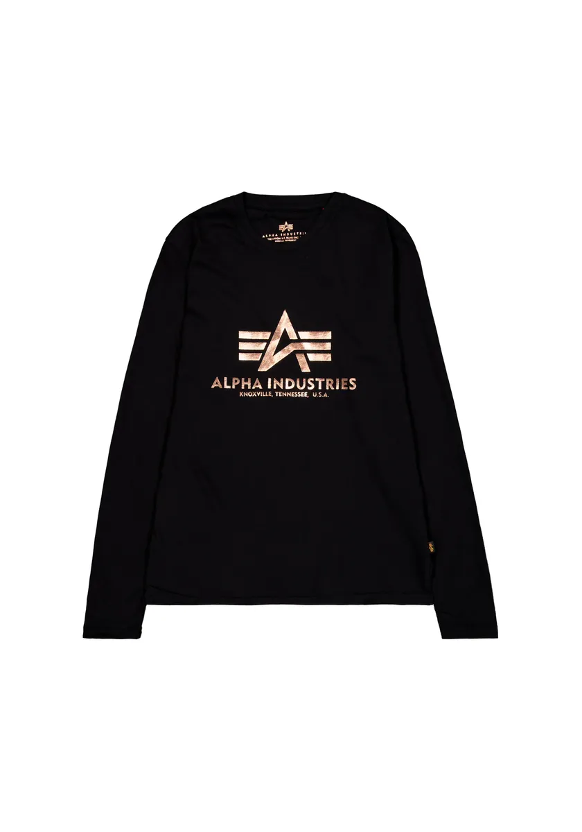 

Alpha Industries с длинным рукавом " Alpha Industries Мужчины — Лонгсливы Basic T — LS", черный