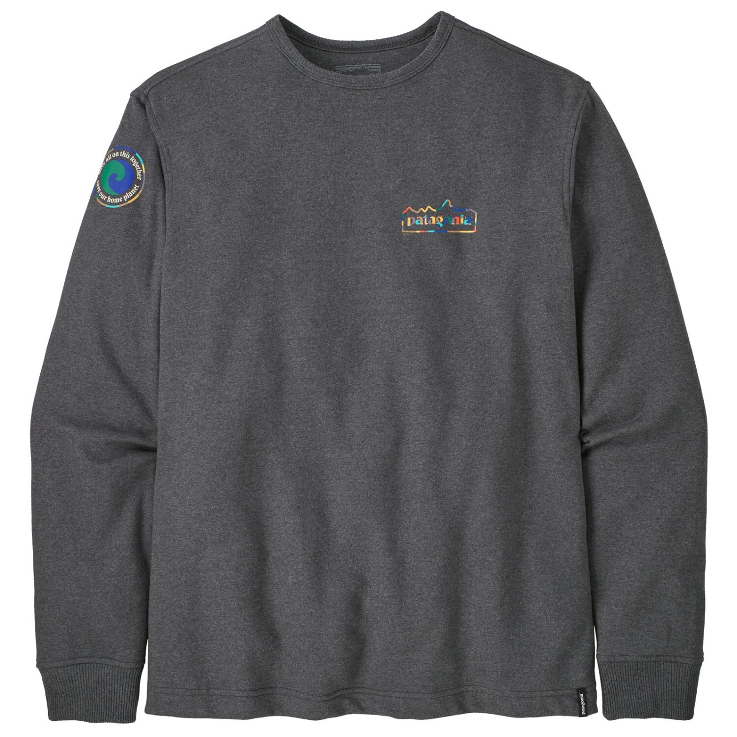 

Пуловер Patagonia LW Unity Fitz Wildrise Crew, цвет Ink Black