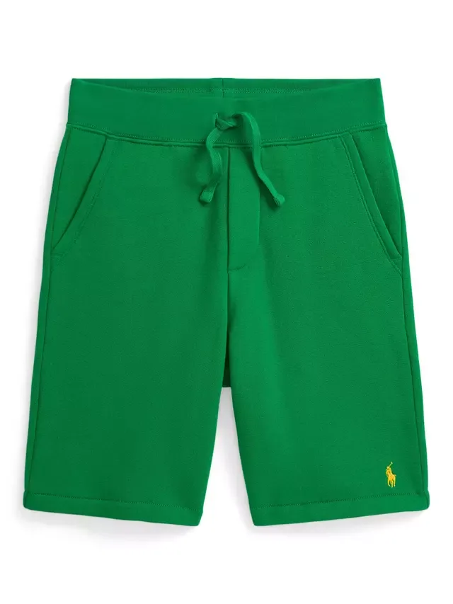 Детские шорты с логотипом и карманом, цвет Круизный зеленый Ralph Lauren