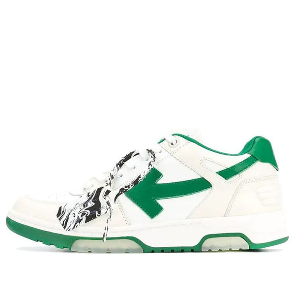 

Кроссовки out of office low 'white green' Off-White, белый