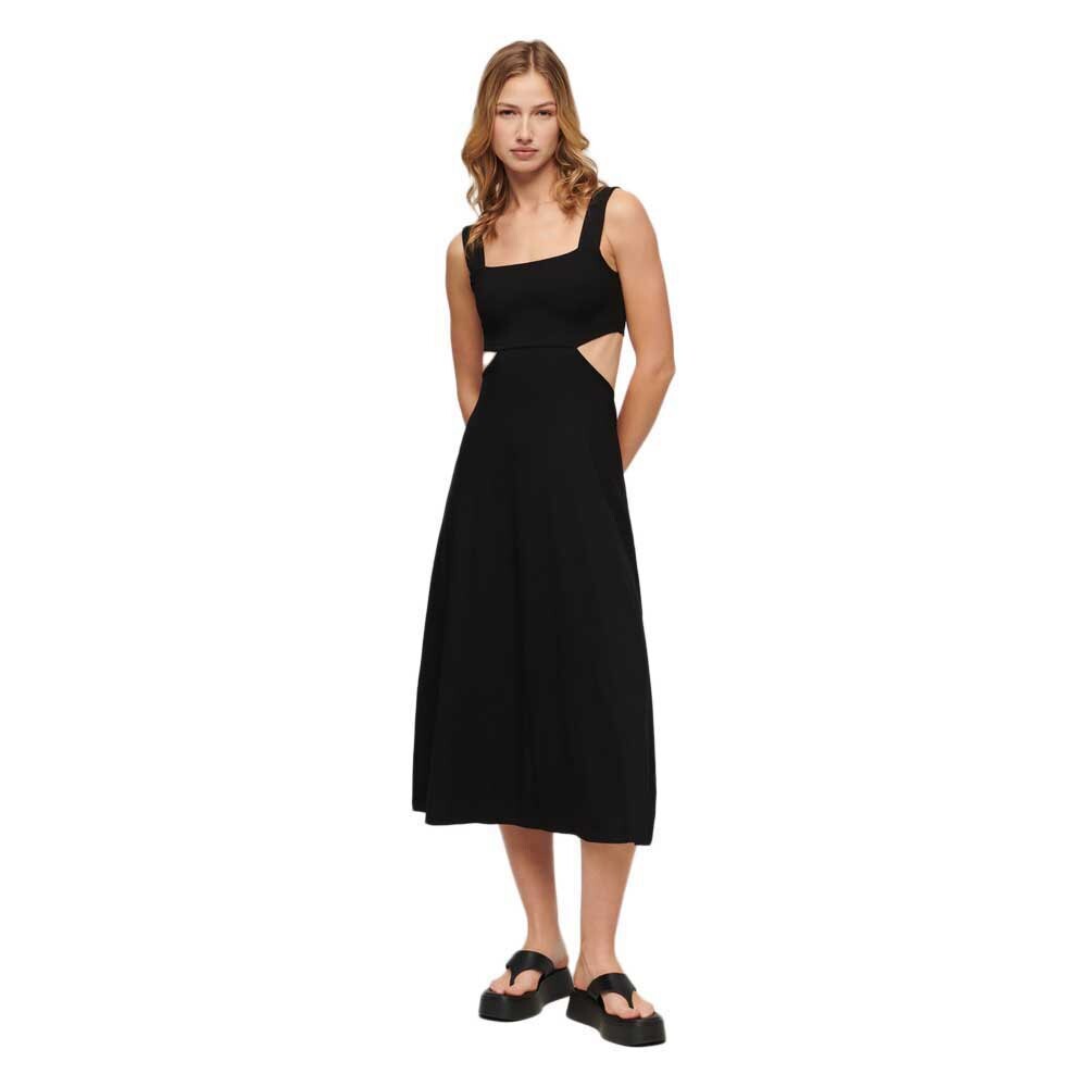 

Платье Superdry Cutout Midi, черный