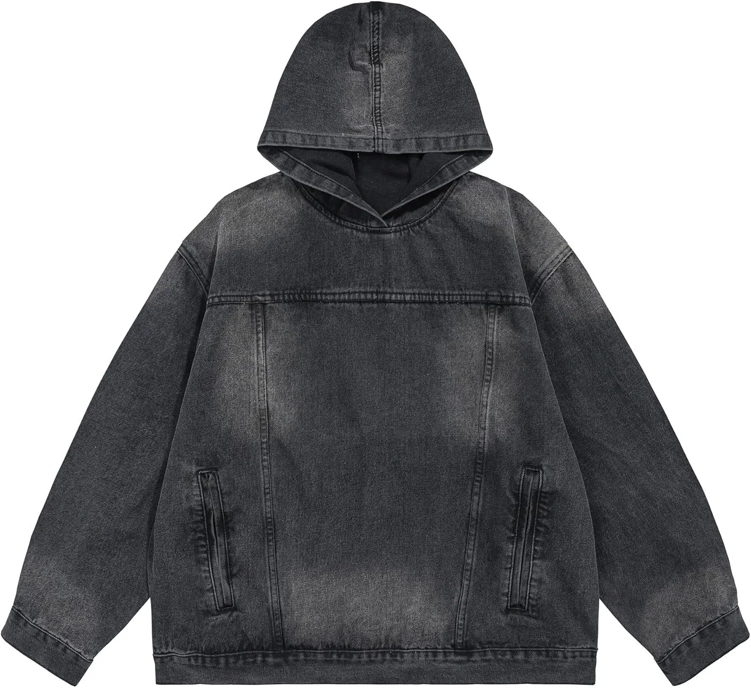 

Оверсайз худи мужское джинсовое LAPUNIOT