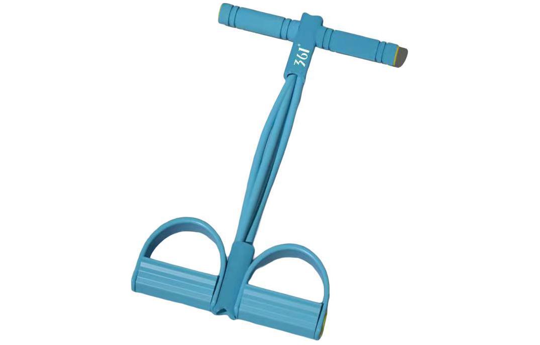 

Эспандер NBR TPE TPR Foam для женщин 361°, sky синий[foot pedal resistance band]