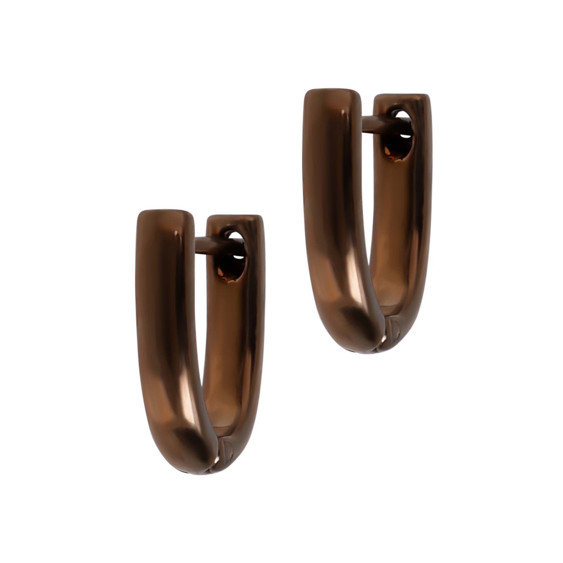 

Autentica - серьги с открытым кольцом 1/2 дюйма Autentica, Choco Gold