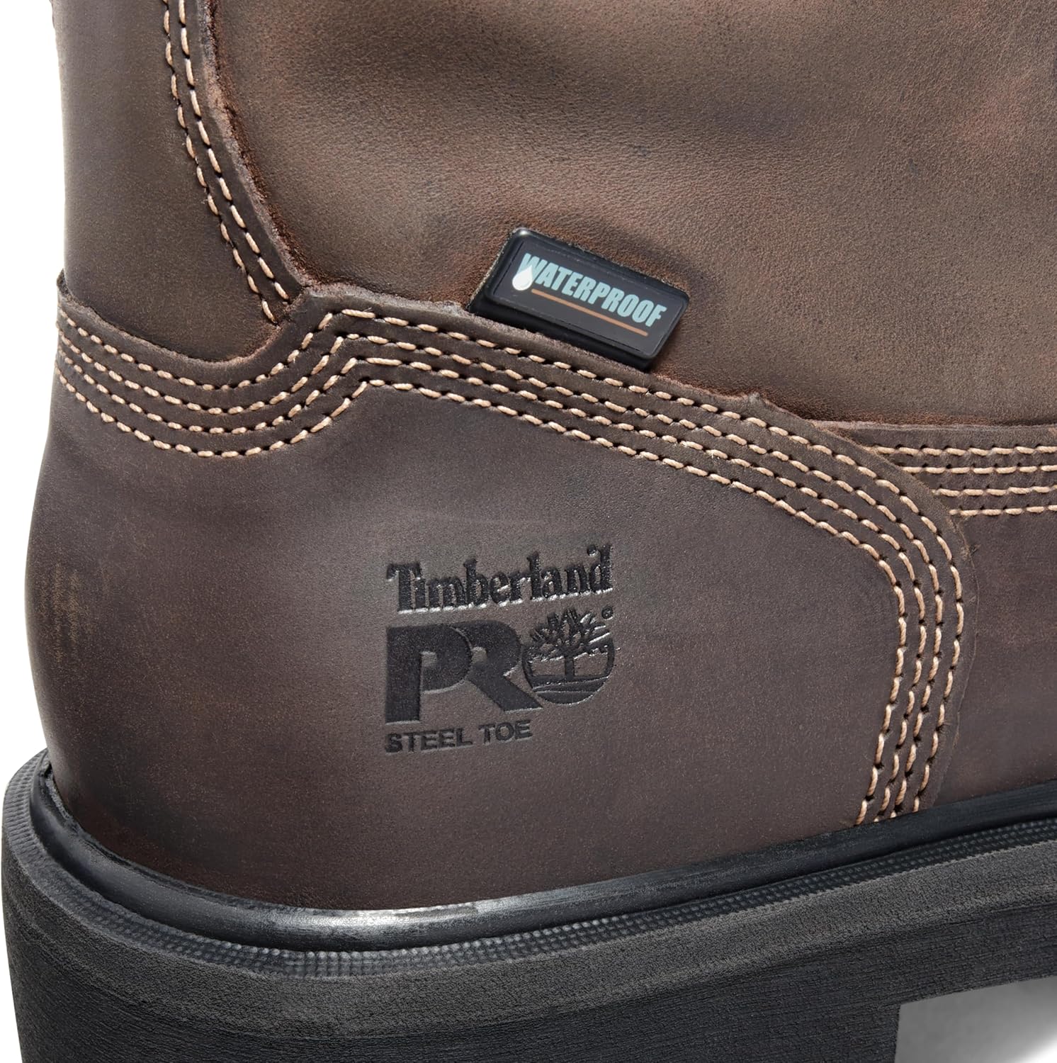 Timberland PRO мужские Direct Attach 6 дюймовые стальные защитные носки утепленные водонепроницаемые рабочие ботинки, Brown — фото 3