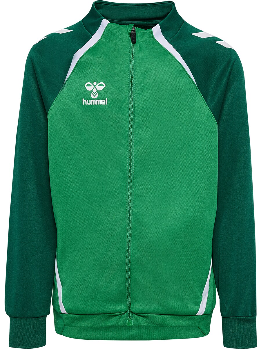 

Спортивная толстовка с капюшоном на молнии Hummel Lead 2.0, цвет Lime/Dark green