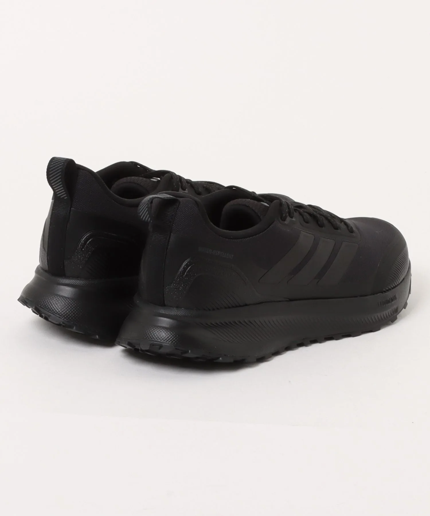 Мужские кроссовки для бега RUNFALCON 5 TR adidas черные с серебром — фото 2