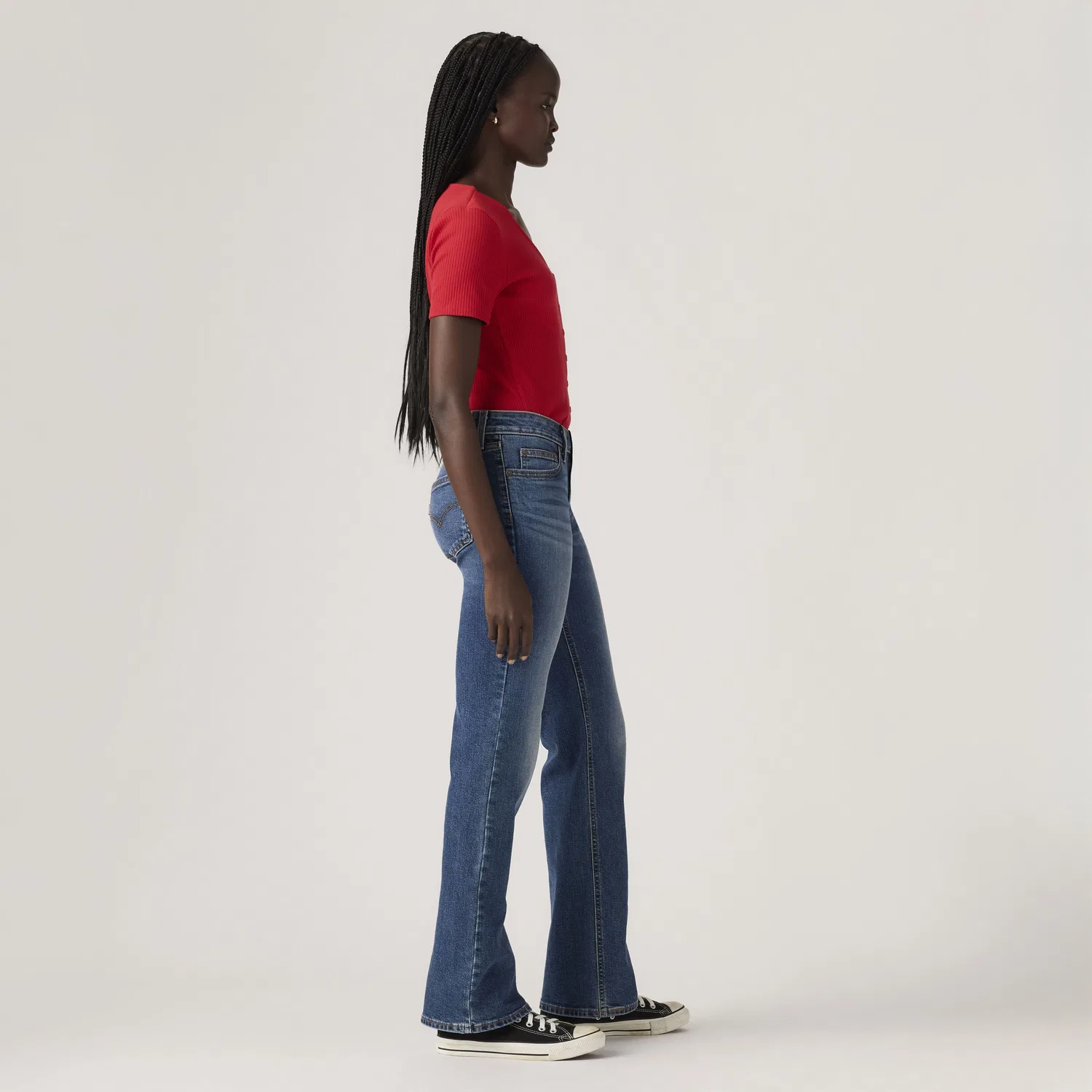 Женские джинсы Superlow Bootcut Levi's, Medium Wash — фото 3