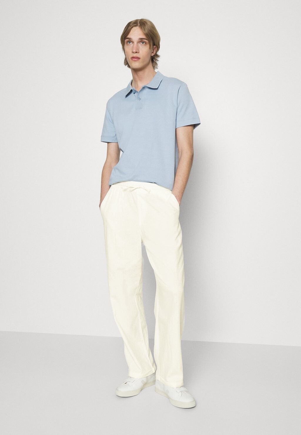 

Брюки Linen Blend Jogger Pier One, белые