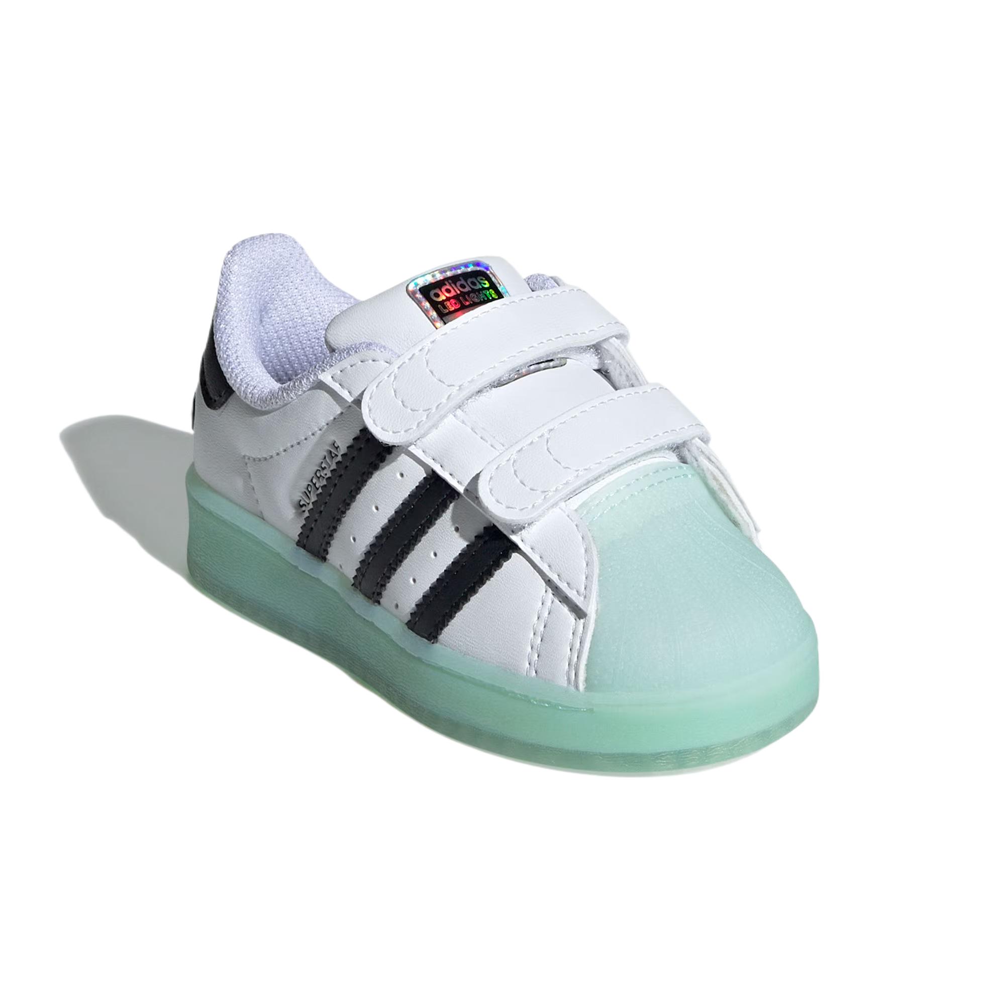 Superstar Series Low Top детские скейтбординг кроссовки детские Adidas, белый — фото 4