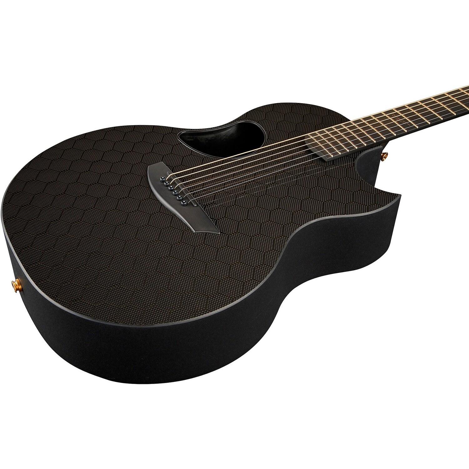 

Акустическая электрогитара McPherson Carbon Series Sable с золотой фурнитурой в виде сотового топа