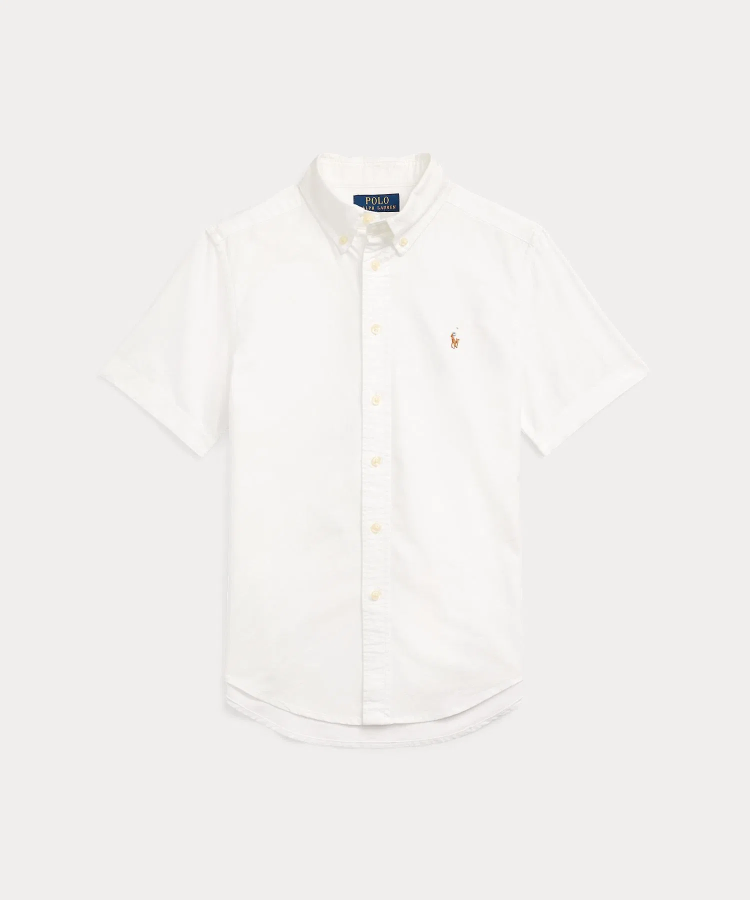 Детская рубашка POLO RALPH LAUREN CHILDRENSWEAR с коротким рукавом — фото 2