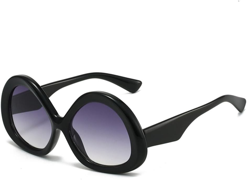 

Солнцезащитные очки UV400 с овальной оправой в стиле панк с градиентным переходом, подходят для женщин и мужчин, для бега и занятий спортом на открытом воздухе UYPTK, Black Gray Gradient