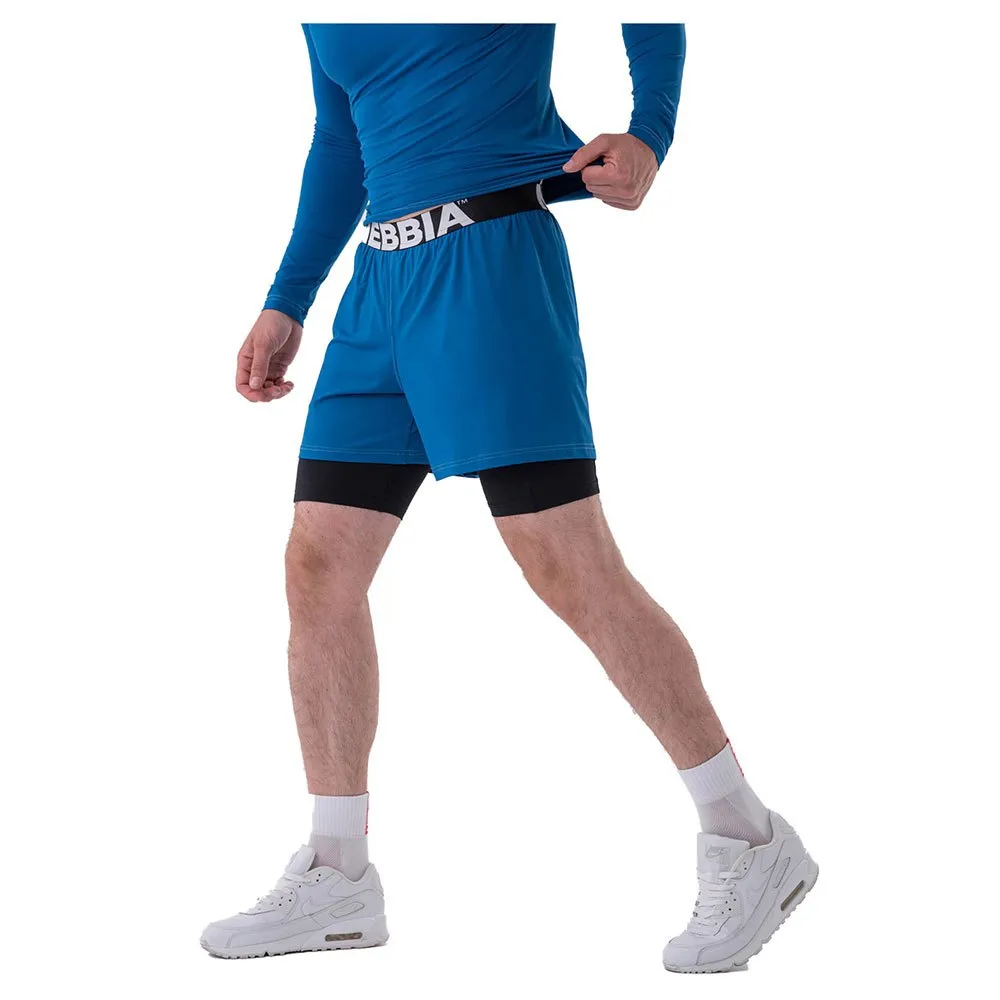

Шорты Nebbia Double-Layer With Smart Pockets 318, синий