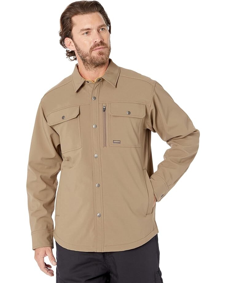 

Куртка Ariat Rebar DuraStretch Utility Softshell Shirt, цвет Field Khaki